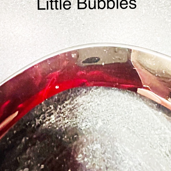 Annie Glass Platinum Oval Tray 8.5” x 13.5” Preowned, Collectible Glass Decor - Picture 4 of 5